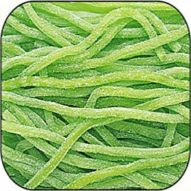 グリーンアップルサワーリコリスストローキャンディ 1ポンドバッグ Green Apple Sour Licorice Straws Candy 1 Pound Bag