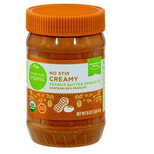 Simple Truth オーガニック 撹拌不要ピーナッツバター、クリーミー (16オンス) Simple Truth Organic No-Stir Peanut Butter, Creamy (16oz)(4)