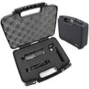 CASEMATIX Microphone Hard Case Compatible with Audio Technica ATR2500x, ATR2100 ...