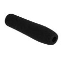 AKOAK 1個 x 12 cm ブラック カメラマイク ウインドスクリーン ソフトフォームマイクカバー スポンジ ショットガンマイク用 Audio-Technica、Azden、池上、Panasonic、Schoeps、Shure、Sennheiser、Sony マイク用 AKOAK 1pc x 12 cm Black Camera Microp