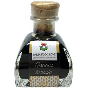 GOCCIA TARTUFOバルサミコホワイトトリュフドレッシング-酢100％イタリア製-EMILIA FOODLOVEイタリアで愛を込めて選ばれました-1.7FL OZ-50 ML GOCCIA TARTUFO Balsamic White Truffle Dressing - Vinegar 100% Made in Italy - EMILIA FOOD LOVE Sele