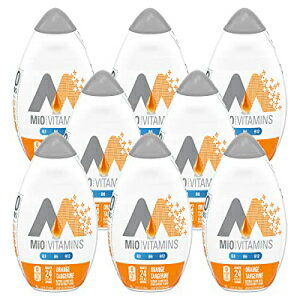 MiO Vitamins Liquid Water Enhancer, Orange Tangerine Flavor with B3, B6 & B12 Vitamins, Naturally Flavored & No Calories, 1.62 FL OZ Bottle (Pack of 8 Bottles)