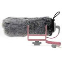 SUNMON Rode Deadcat マイク フロントガラス ファー フィルター Rode VideoMic Go カメラ マイク用 - 屋外マイク フロント...