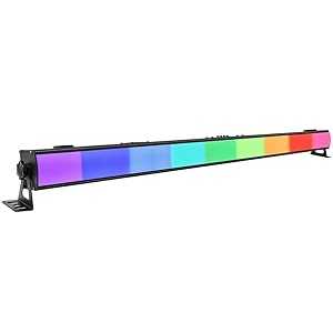 OPPSK LED Stage Light Bar DMX - 40IN 60W 224LEDs RGB DJ Light Bar Sound Activated Auto Program Strobe 54 Modes DMX Light Bar Pixel Strip for DJ Party Concert Music Live Show Christmas Stage Lighting