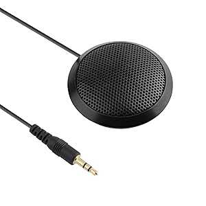 Dreokee Conference Microphone 3.5mm Desktop Computer Mic for Computer ...