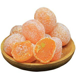 中国の伝統的なスナック広東風プリザーブドフルーツアイシングシュガーキンカン 500g/17.6oz (キンカン) Chinese Traditional Snacks Cantonese Style Preserved Fruits Icing Sugar Kumquat 500g/17.6oz (Kumquat)