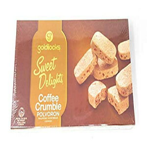 Goldilocks Sweet Delights フィリピン ショートブレッド クッキー (コーヒー クランブル、2 パック) Goldilocks Sweet Delights Philippine Shortbread Cookies (Coffee Crumble, 2 Pack)