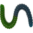 By The Cup ビッググミワーム ブルーラズベリーとグリーンアップル風味 (約 2.5 ポンド) By The Cup Big Gummy Worm, Blue Raspberry and Green Apple Flavored (Approximately 2.5 Pounds)