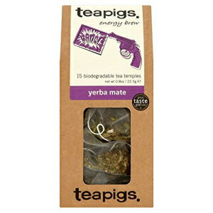 teapigs イエルバマテ茶、15 カウント (6 個パック) teapigs Yerba Mate Tea, 15 Count (Pack of 6)