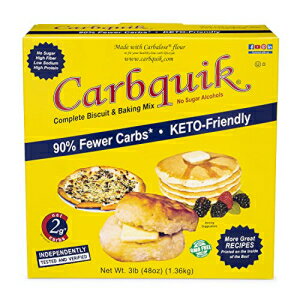 Carbquik ベーキングミックス、3 ポンド (48 オンス) Carbquik Baking Mix, 3 lb (48 oz)