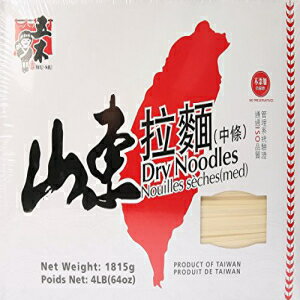 DragonMall Wu-Mu - ドライヌードル 4 LB (Med)、64.0 オンス DragonMall Wu-Mu - Dry Noodle 4 LB (Med), 64.0 Ounce