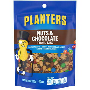 ץ󥿡 ʥå &祳졼 ȥ쥤 ߥå (6  Хå) Planters Nuts &Chocolate Trail Mix (6 oz Bag)