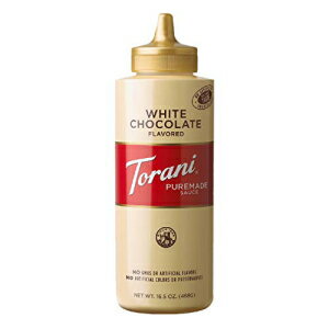 Torani ホワイトチョコレートソース 16.5 オンス (4 個パック) Torani White Chocolate Sauce 16.5 OZ (Pack of 4)