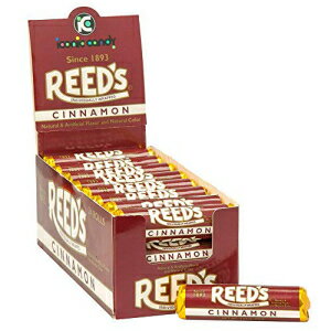 Reed's シナモン キャンディ ロール | 伝統的なシナモンハードキャンディ | Iconic Candy | Reed のクラシックなスパイス入りハード シナモン キャンディをお届けします。24カウント… Reed’s Cinnamon Candy Rolls | Traditional Cinnamon Hard