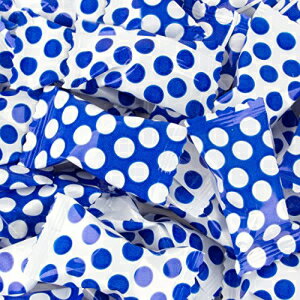 Buttermints 100 カウント ブルー水玉キャンディー ラッパーで包まれました - ミント キャンディー Buttermints 100 Count Wrapped in Blue Polka Dot Candy Wrapper - Mint Candy