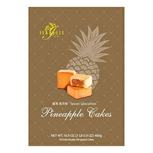 イザベル パイナップルケーキ 10個入りボックス、16.9オンス Isabell Pineapple Cake 10Piece Box, 16.9 Ounce