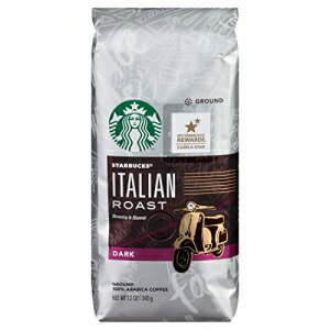 スターバックス イタリアン ロースト グラウンド コーヒー 12 オンス (6 個パック) Starbucks Italian Roast Ground Coffee 12 OZ (Pack of 6)