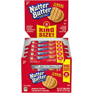 ナッターバターサンドクッキー、キングサイズ、10 – 3.5オンスパック Nutter Butter Sandwich Cookies, King Size, 10 – 3.5oz Packs
