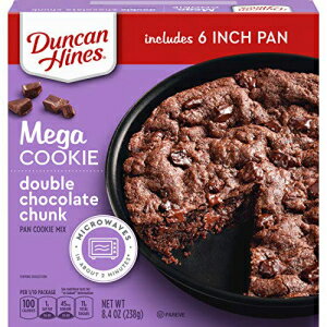 ダンカン・ハインズ メガクッキー ダブルチョコレートチャンクパンクッキーミックス、8.4オンス Duncan Hines Mega Cookie Double Chocolate Chunk Pan Cookie Mix, 8.4 oz