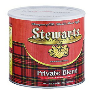 スチュワーツ オリジナル ファミリー ブレンド プライベート ブレンド コーヒー、23 オンス (6 個パック) Stewarts Original Family Blend Private Blend Coffee, 23 Ounce (Pack of 6)