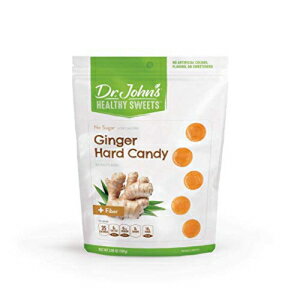 Dr. John's Healthy Sweets シュガーフリー ジンジャー ハード キャンディー (24 個、3.85 オンス) Dr. John's Healthy Sweets Sugar Free Ginger Hard Candies (24 count, 3.85 OZ)