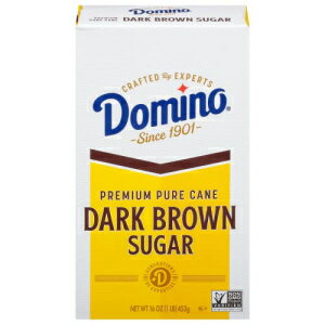 ドミノ ダークブラウンシュガー 1ポンド ボックス (3 パック) Domino Dark Brown Sugar 1Lb. Box (3-Pack)