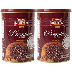 チュングエン プレミアム ブレンド ベトナム コーヒー 2 缶 - 15 オンス/425g 缶 2 (Two) CANS of Trung Nguyen PREMIUM BLEND Vietnamese coffee - 15 oz/425g can