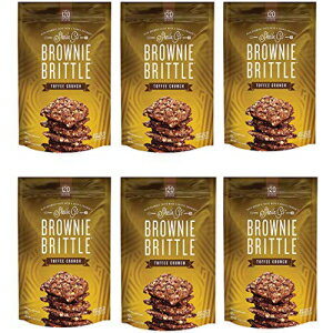 ブラウニーブリトル トフィークランチ 5オンス 6個パック Brownie Brittle, Toffee Crunch, 5 Ounce, Pack of 6