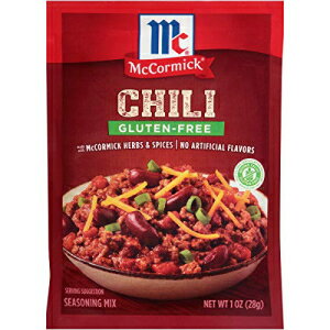 }R[~bN `V[YjO~bNXAOet[A1IX|[`i12pbNj McCormick Chili Seasoning Mix, Gluten Free, 1 Ounce Pouch (Pack of 12)