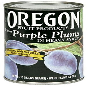 ISYۂƃp[vṽwr[VbvЂ 15IX (1pbN) Oregon Whole Purple Plums in Heavy Syrup 15 oz (Pack of 1)