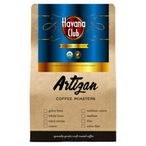 ハバナ クラブ ラム バレル エイジド キューバ コーヒー エスプレッソ ブレンド - 全豆 - 10 オンス Havana Club Rum Barrel Aged Cuban Coffee Espresso Blend - Whole Bean - 10 oz