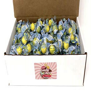レモンヘッドレモンキャンディー、箱入りハードキャンディー、3LBバルク（個別包装） SECRET CANDY SHOP Lemonhead Lemon Candy, Hard Candy in Box, 3LB Bulk (Individually Wrapped)