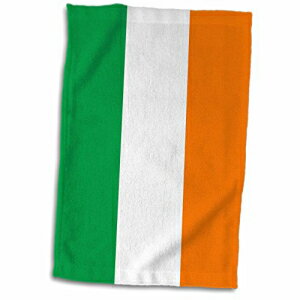 アイルランドの3Dローズフラッグ-アイルランドグリーンホワイトオレンジ縦縞イギリス英国世界の国のお土産タオル、15 