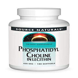 Source Naturalsホスファチジルコリン、レシチン420mg栄養補助食品-180ソフトジェル Source Naturals Phosphatidyl Choline, In Lecithin 420 mg Dietary Supplement - 180 Softgels