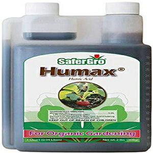 Safer Gro 721001-GAL Humax 植物肥料 クリア Safer Gro 721001-GAL Humax Plant Fertilizer, Clear