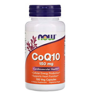 Now Foods CoQ10 150mg w/ Lecithin 200mg - 100 - VegCap