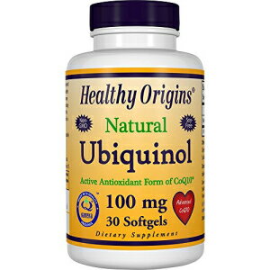 Healthy Origins Ubiquinol, 100 MG, 30 Softgels