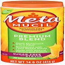 メタムシルプレミアムブレンドサイリウム繊維粉末無糖ステビアオレンジ-14.6オンス Metamucil Meta Mucil Premium Blend Psyllium Fiber Powder Sugar-Free with Stevia Orange - 14.6 oz
