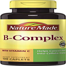 ネイチャーメイドのビタミンB複合体とビタミンC、100カラット Nature Made Vitamin B Complex With Vitamin C, 100 ct