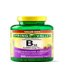 スプリングバレーB125000mcg300ct代謝サポート Spring Valley B12 5000mcg 300ct Metabolism Support