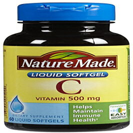 Nature Made Vitamin C 500 Mg Softgels, 60-Count