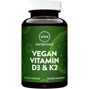 MRMビーガンビタミンD3＆K2 –60カプセル MRM Vegan Vitamin D3 & K2 – 60 Capsules