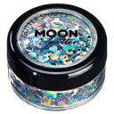 Moon Glitter ̃zOtBbN Ob^[ VFCv ? ÁA܁AAOp 100% ϕiOb^[ ? 0.10 IX ? Vo[ Holographic Glitter Shapes by Moon Glitter ? 100% Cosmetic Glitter for Face, Body, Nails, Hair