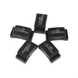 LokFy 5 個ブラックラバーピックホルダー固定ギターベースウクレレ用ヘッドストック LokFy 5pcs Black Rubber Pick Holder Fix on Headstock for Guitar Bass Ukelele