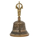 Zap Impex Tibetan Hand Bell Meditation Prayer Bells Dorje, Vajra 6 Inch