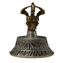 Zap Impex チベット ハンドベル 瞑想 祈りの鐘 ドルジェ バジュラ 4 インチ Zap Impex Tibetan Hand Bell Meditation Prayer Bells Dorje Vajra 4 Inch