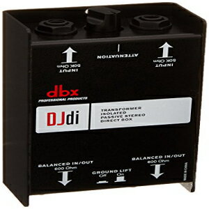 dbx DJDI ѥå 2 ͥ 쥯 ܥå (饤 ߥդ) dbx DJDI Passive 2-Channel Direct Box with Line Mixer