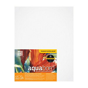 Ampersand Aquabord 1/8 インチ フラット パネル - 11x14 インチ Ampersand Aquabord 1/8