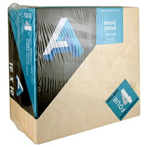 Art Alternatives åɥѥͥ ѡ Х塼 ꡼10x10ʥ롢4 ѥå Art Alternatives Wood Panel Super Value Gallery,10x10,Natural,Pack of 4