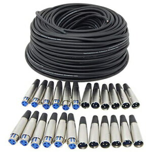 Your Cable Store DIY/Ĺ XLR ֥ å 250 եȤ 28 AWG Х XLR ֥롢12 Ĥ XLR  ͥ 12 Ĥ XLR ᥹ ͥ Your Cable Store DIY/Make Your Own Custom Length XLR Cable Kit 250